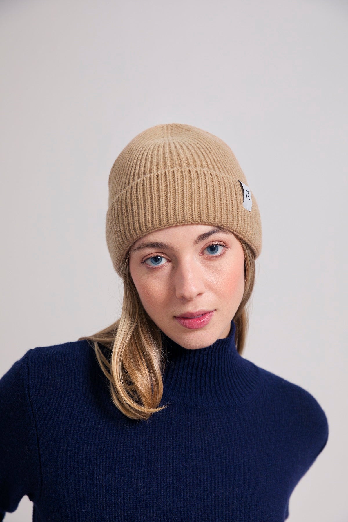 Bonnet cachemire Marcello Beige