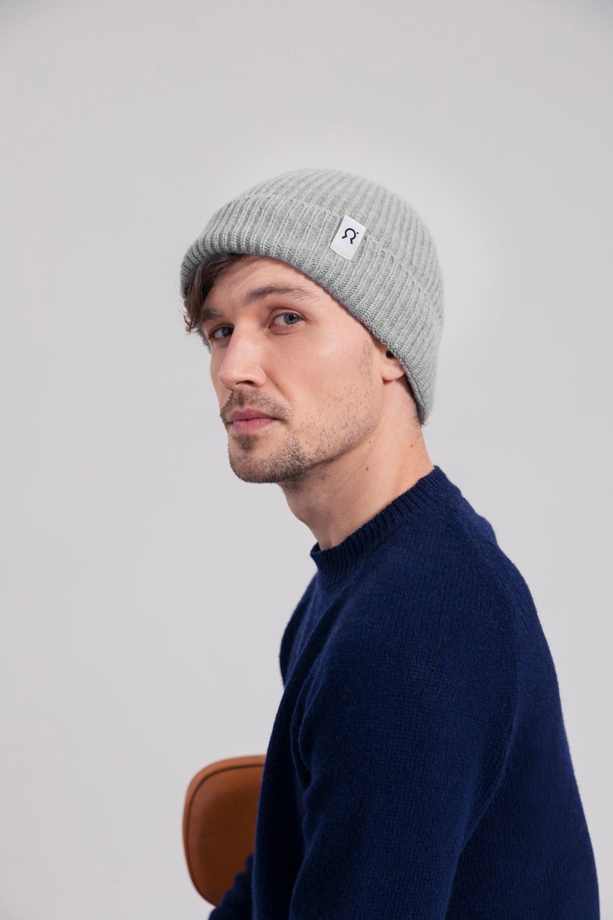 Bonnet cachemire Marcello Gris