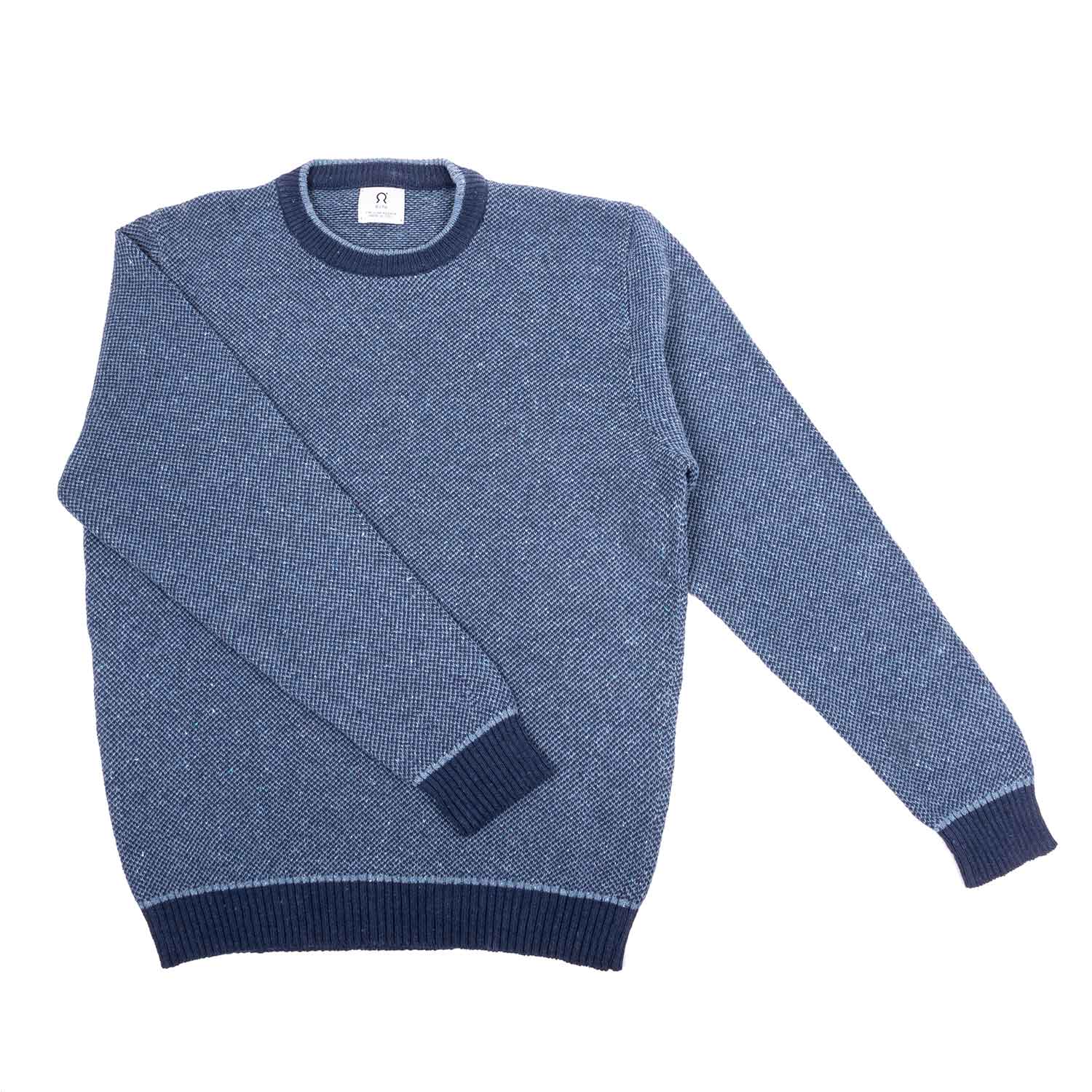 Pull Coton Renzo Bleu atlantique 