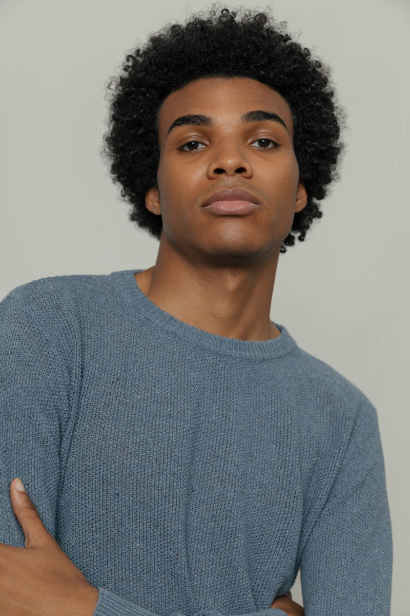 Recycled Cotton Sweater Gino Atlantic blue