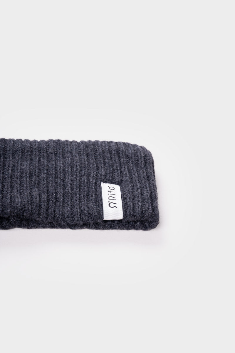 Women cashmere headband Lara Grey