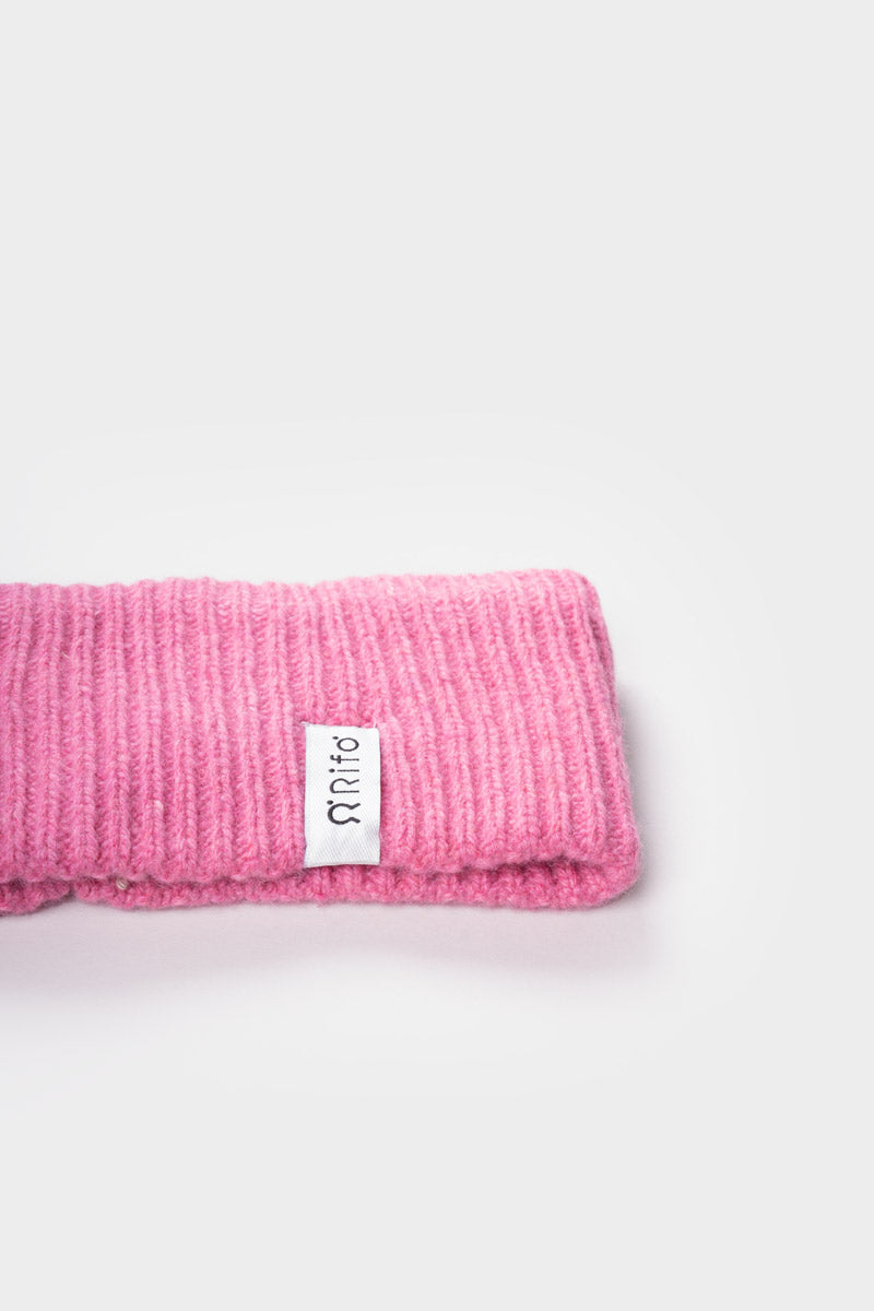 Women cashmere headband Lara Pink