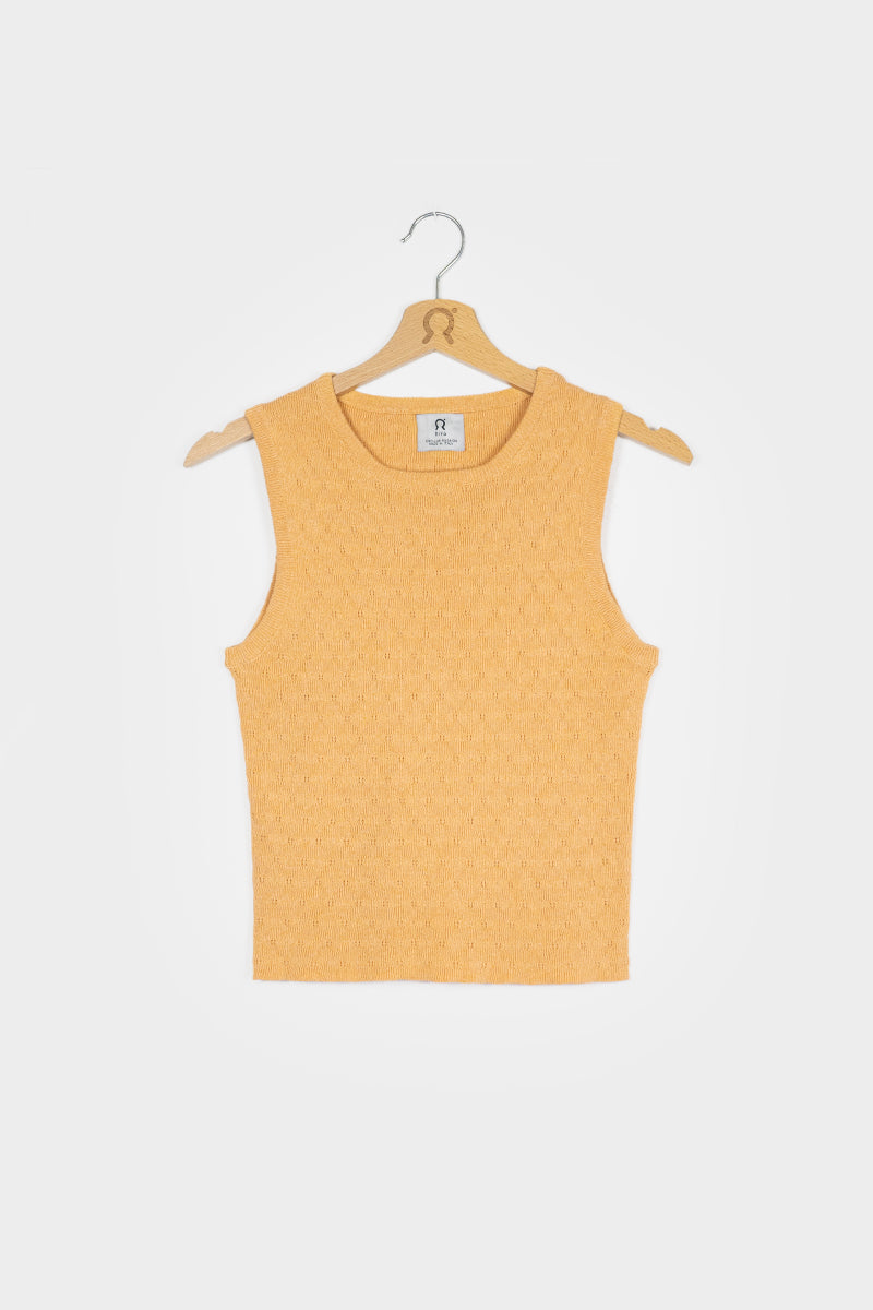 Débardeur femme en coton Gianna Orange