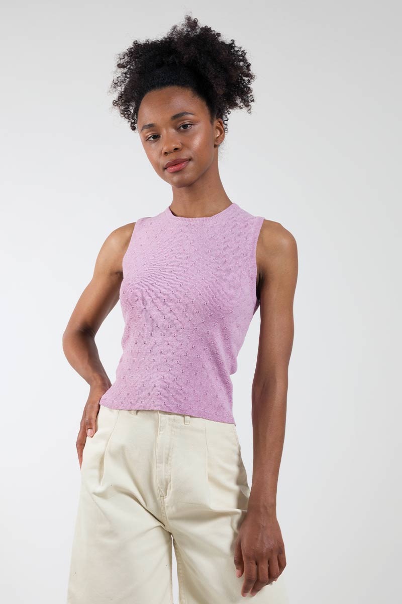 Top sans manches en coton Gianna Rose