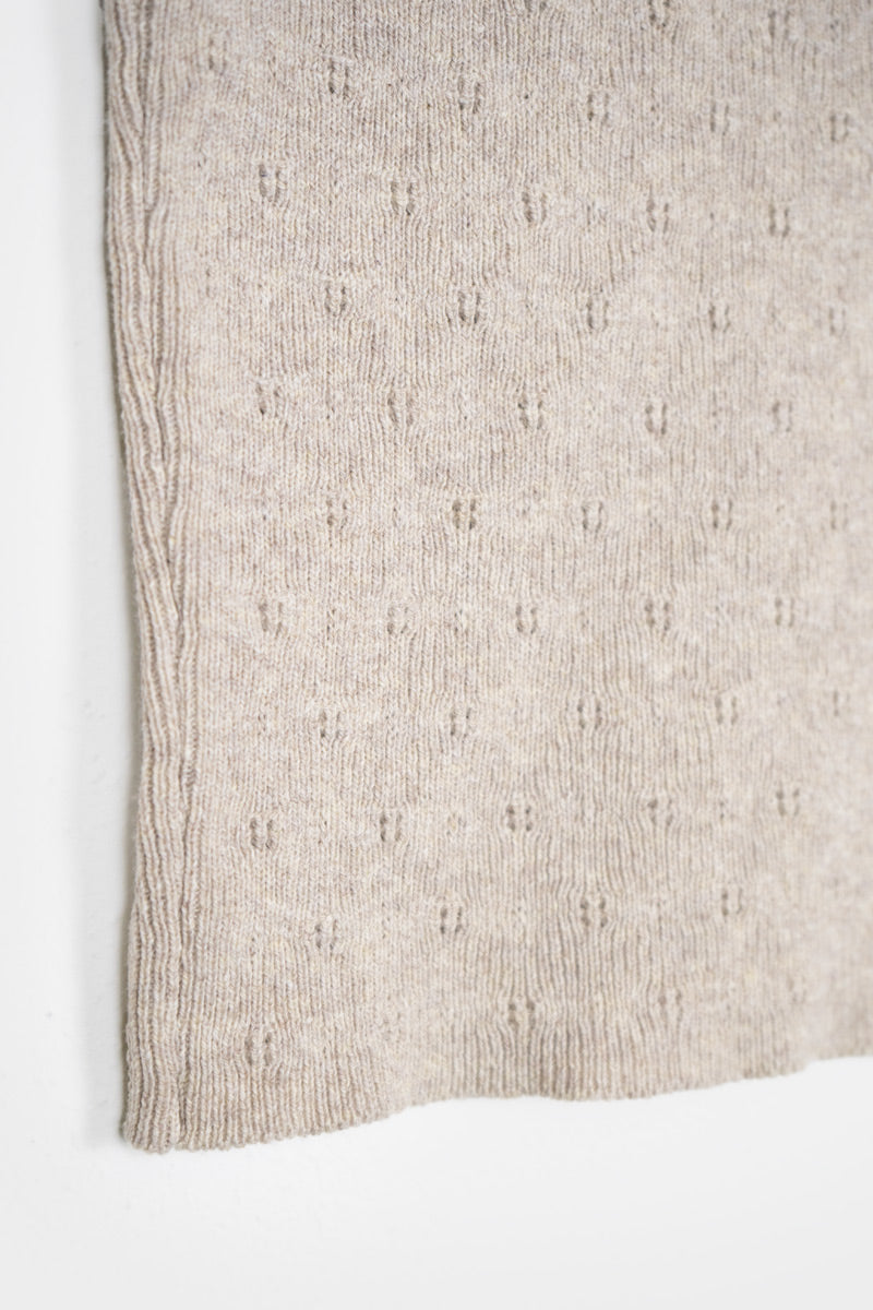 Top sans manches en coton Gianna Beige