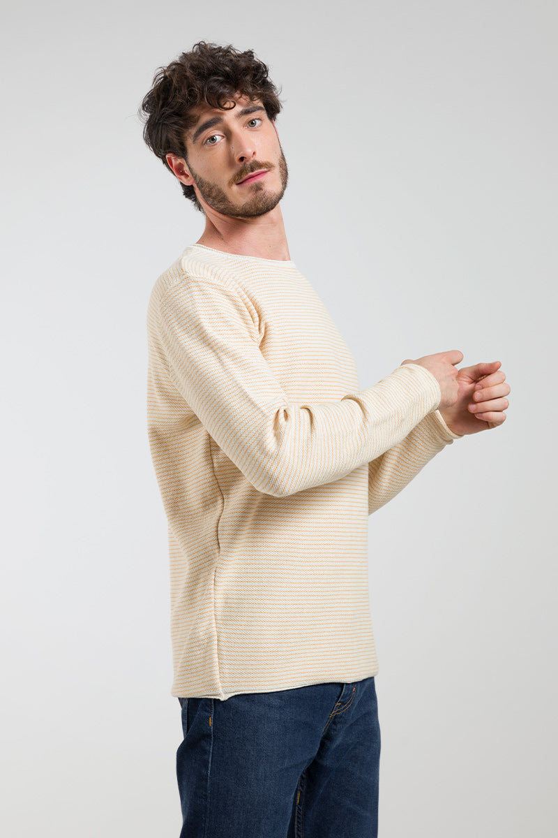 Pull fin homme en coton bio Noa