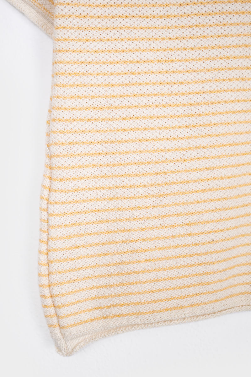 Top cropped et ample en coton Gil orange