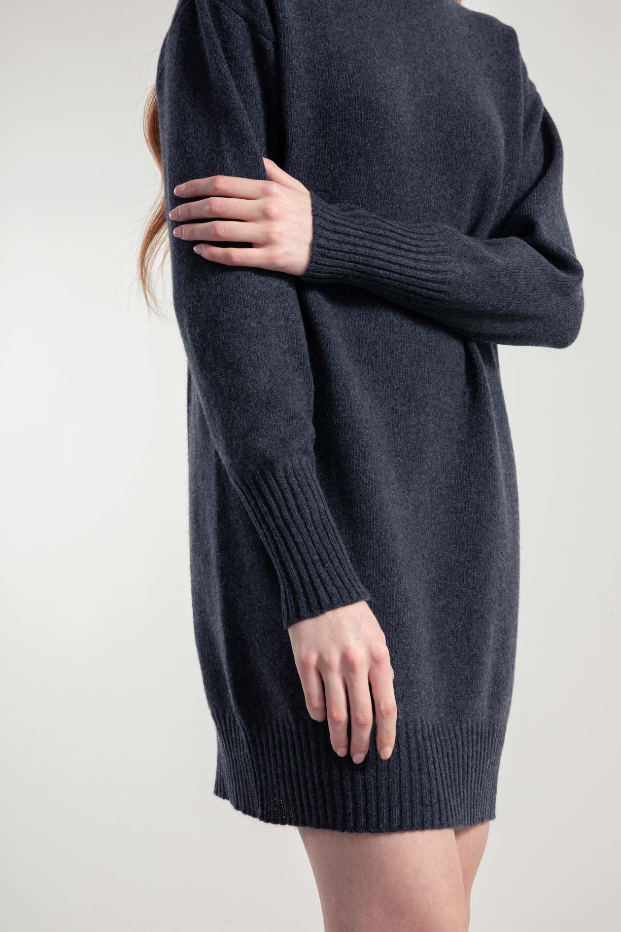 Recycled Wool Dress Selvaggia Grey