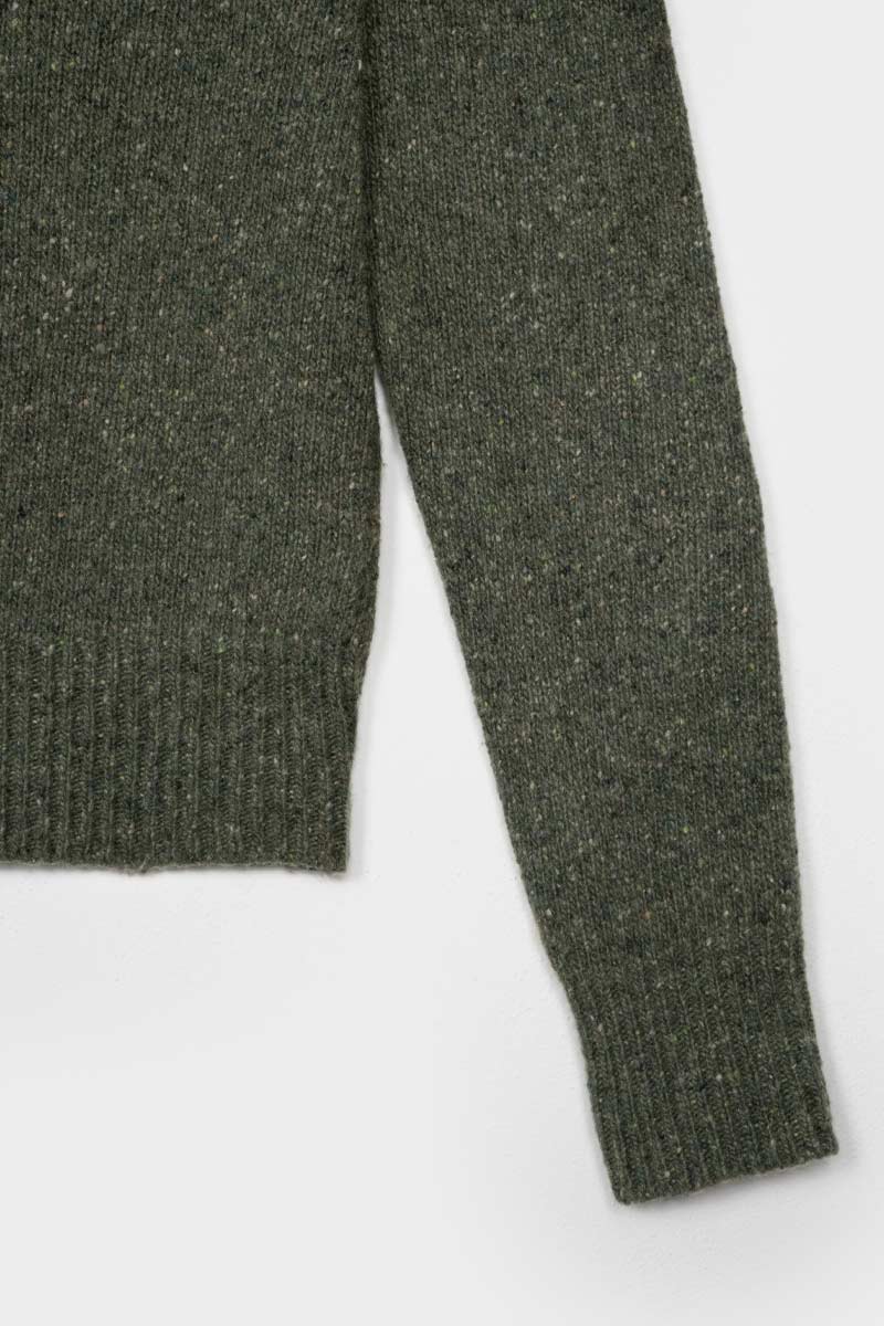 Recycled cashmere Cardigan Cecilia Khaki