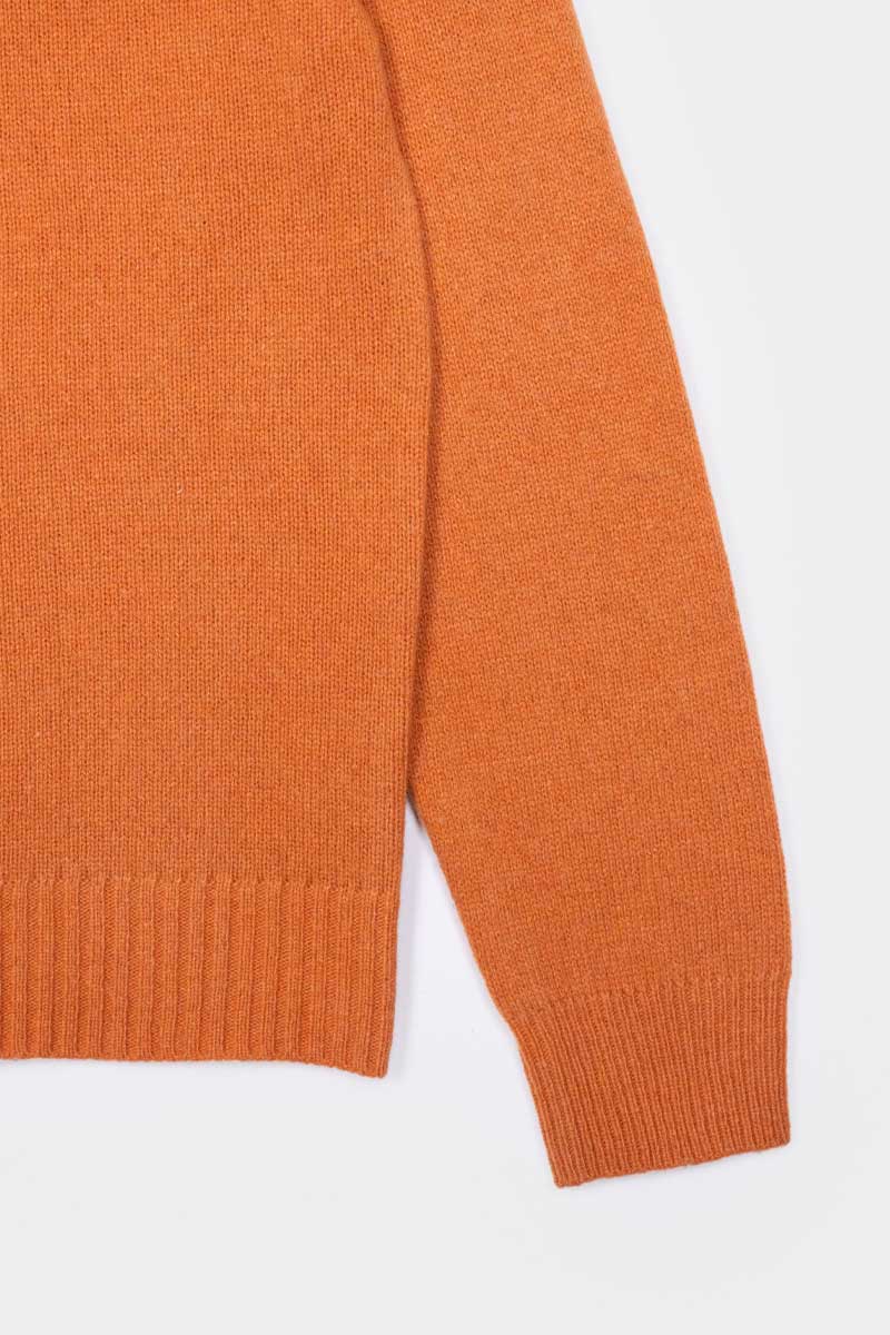 Cashmere turtleneck sweater Ada Orange