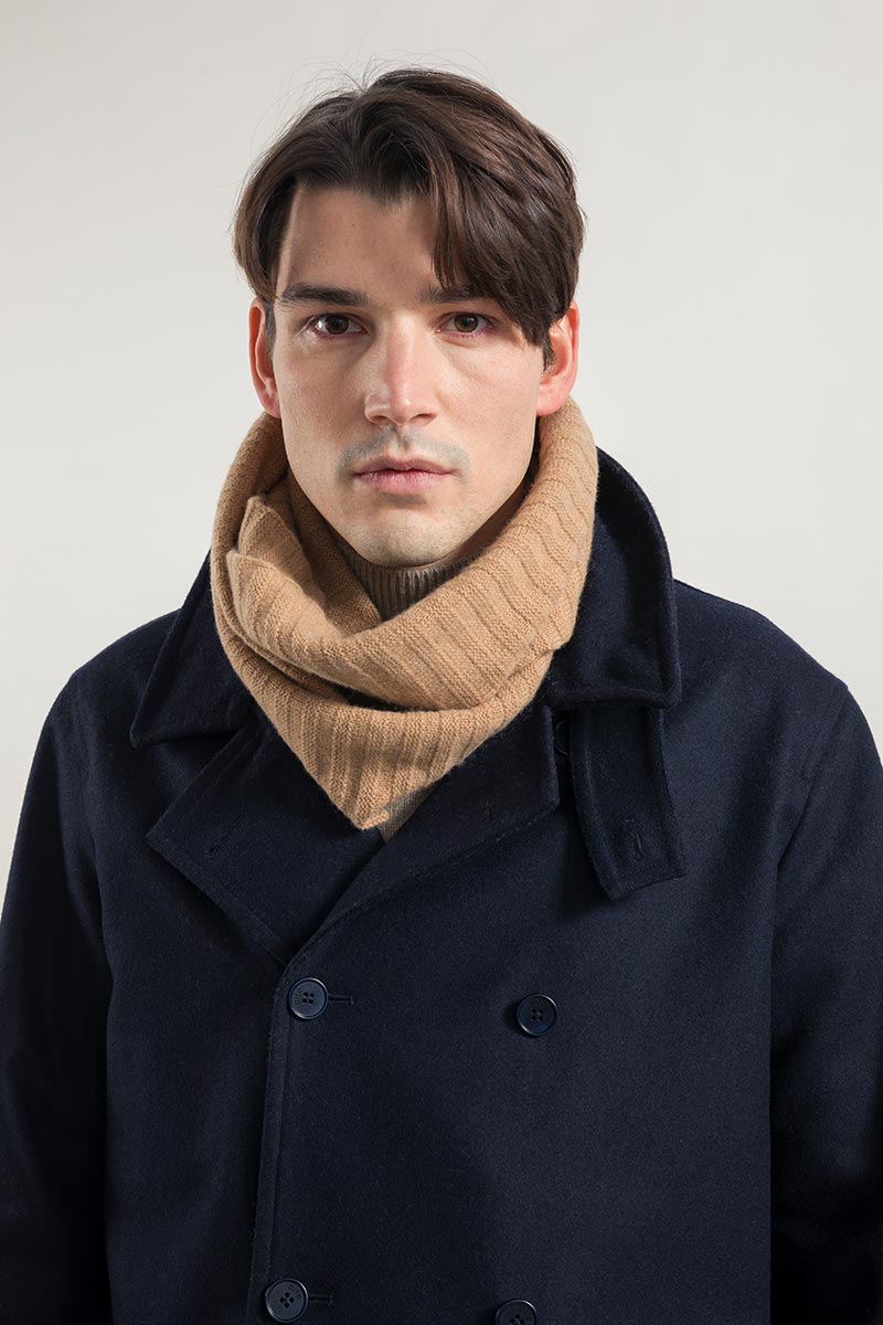 Recycled Cashmere Neck Warmer Leopoldo Beige
