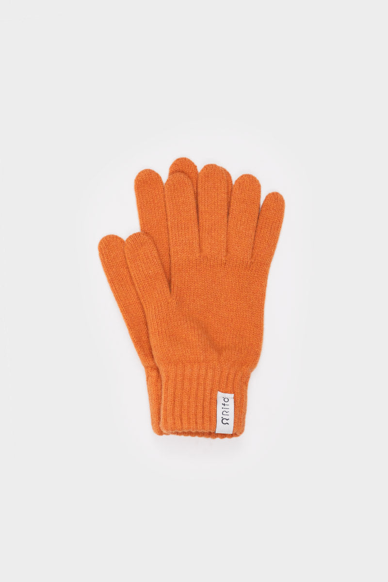 Gants femme en cachemire Anita orange flashy