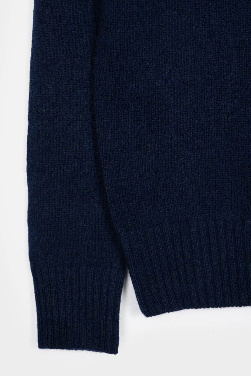 Recycled fine wool Sweater Laura Navy
