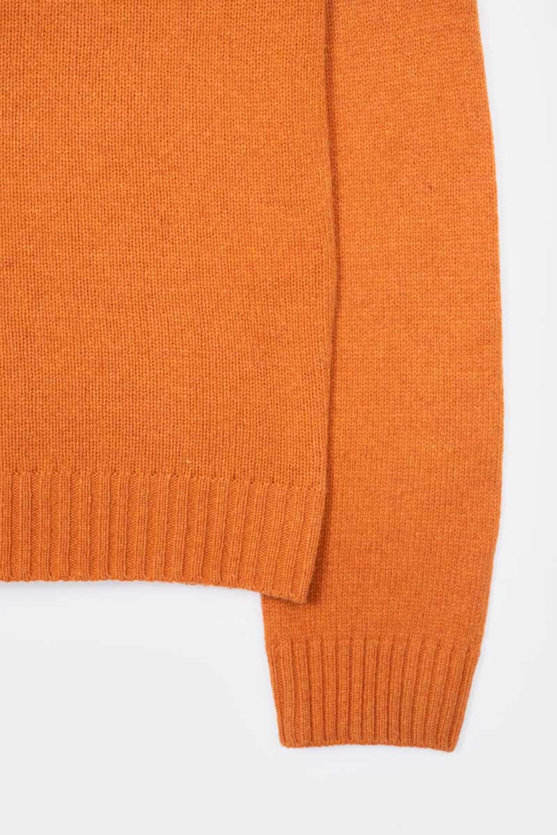Recycled fine wool sweater Laura Orange