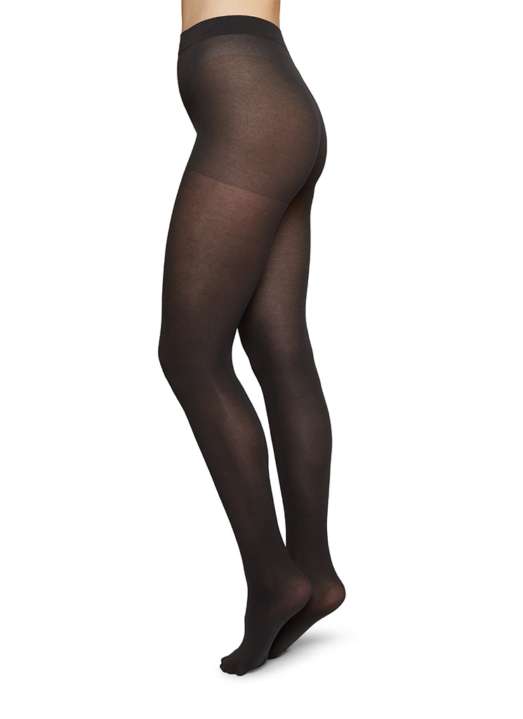 Collants Stina Coton Charbon