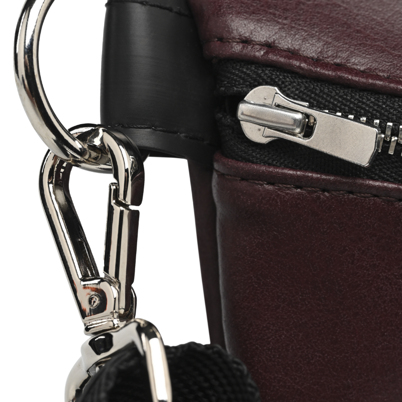 Sac banane upcyclé Bordeaux