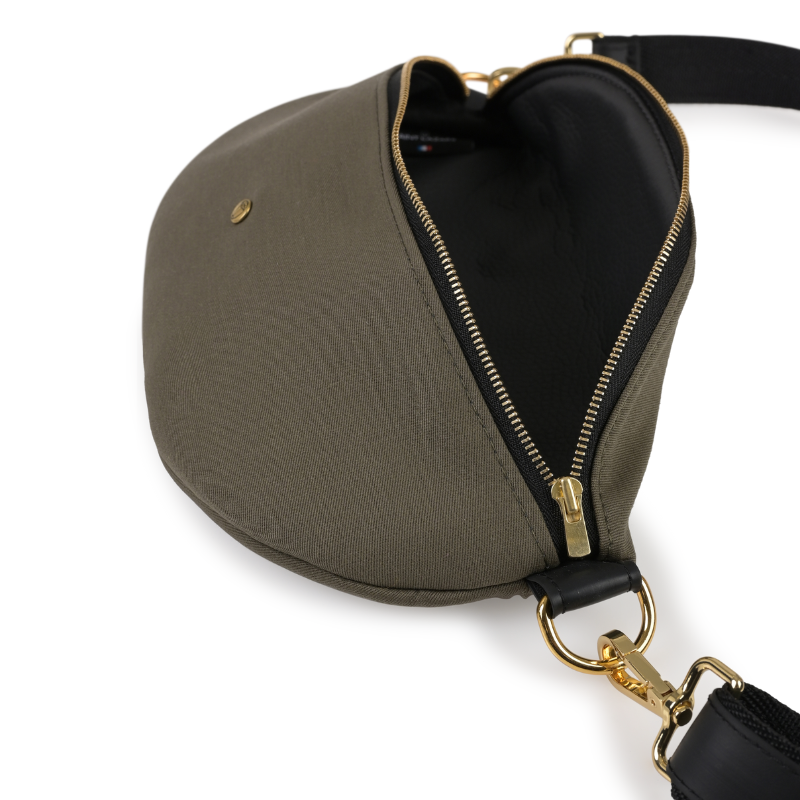 Upcycelt Gürteltasche Khakii