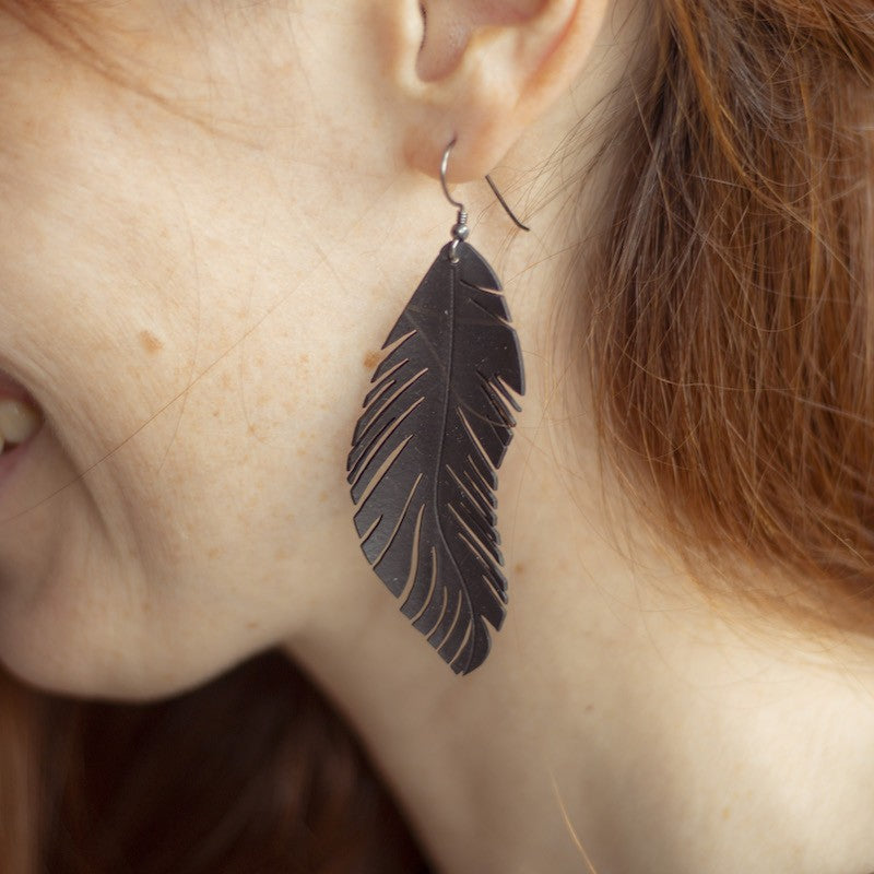 Boucles d'oreilles Plumes
