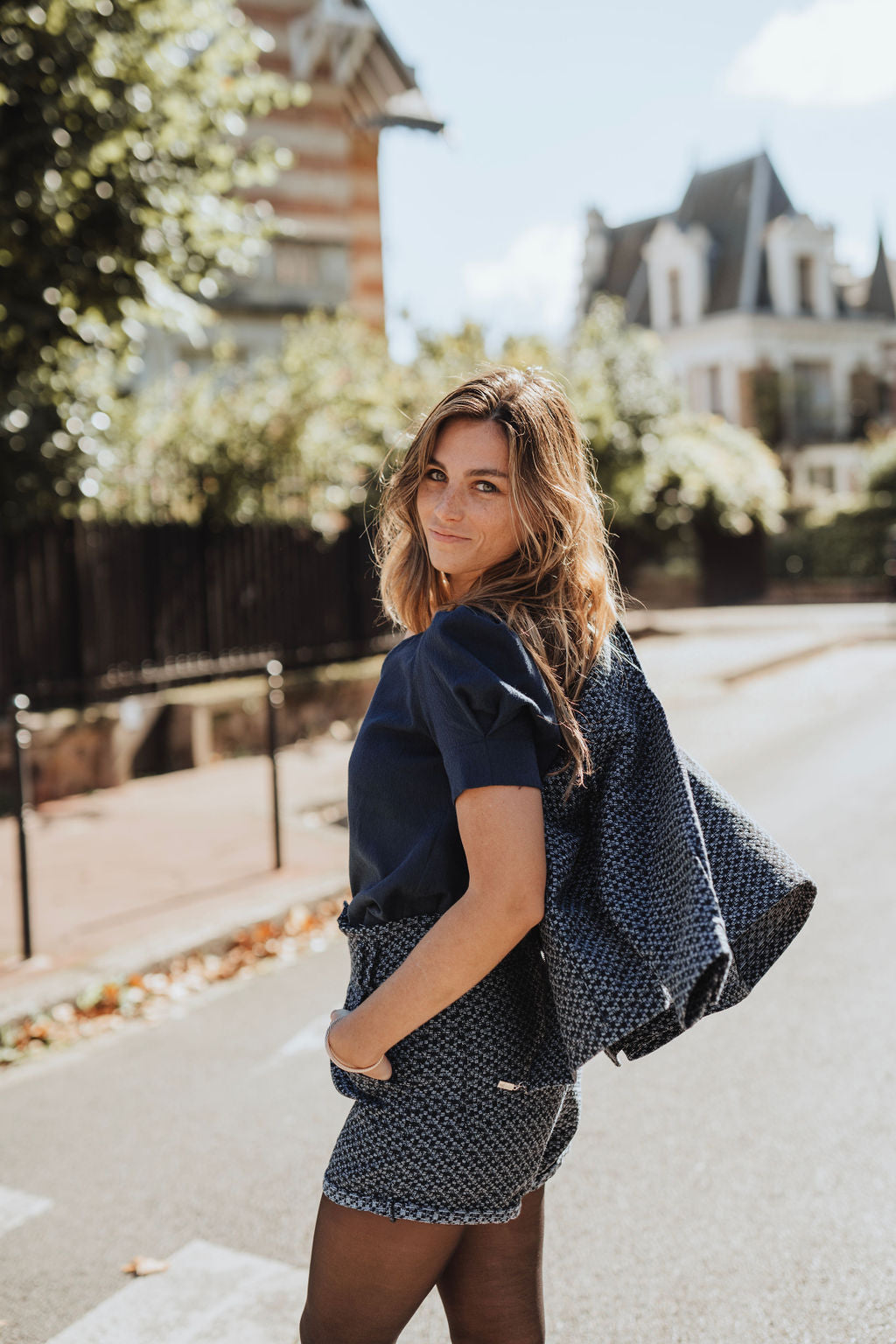 Blouse Praha Marine