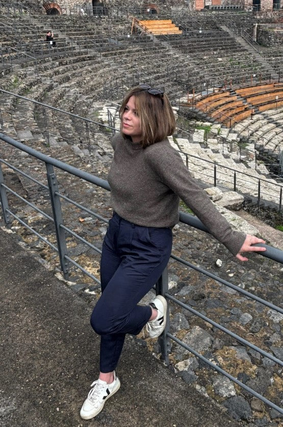 Tencel Hose Berlin Navy