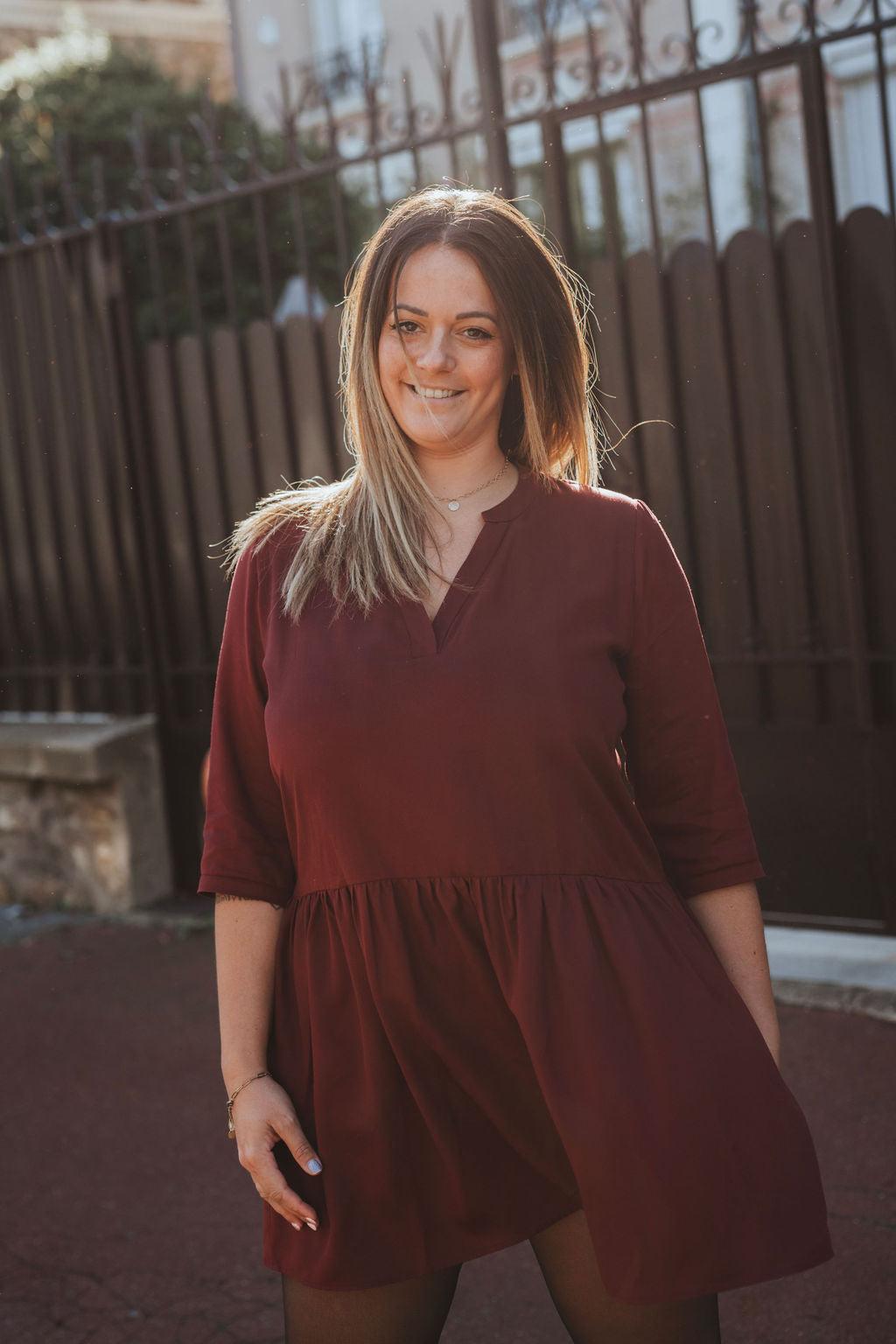 Robe Roma Bordeaux