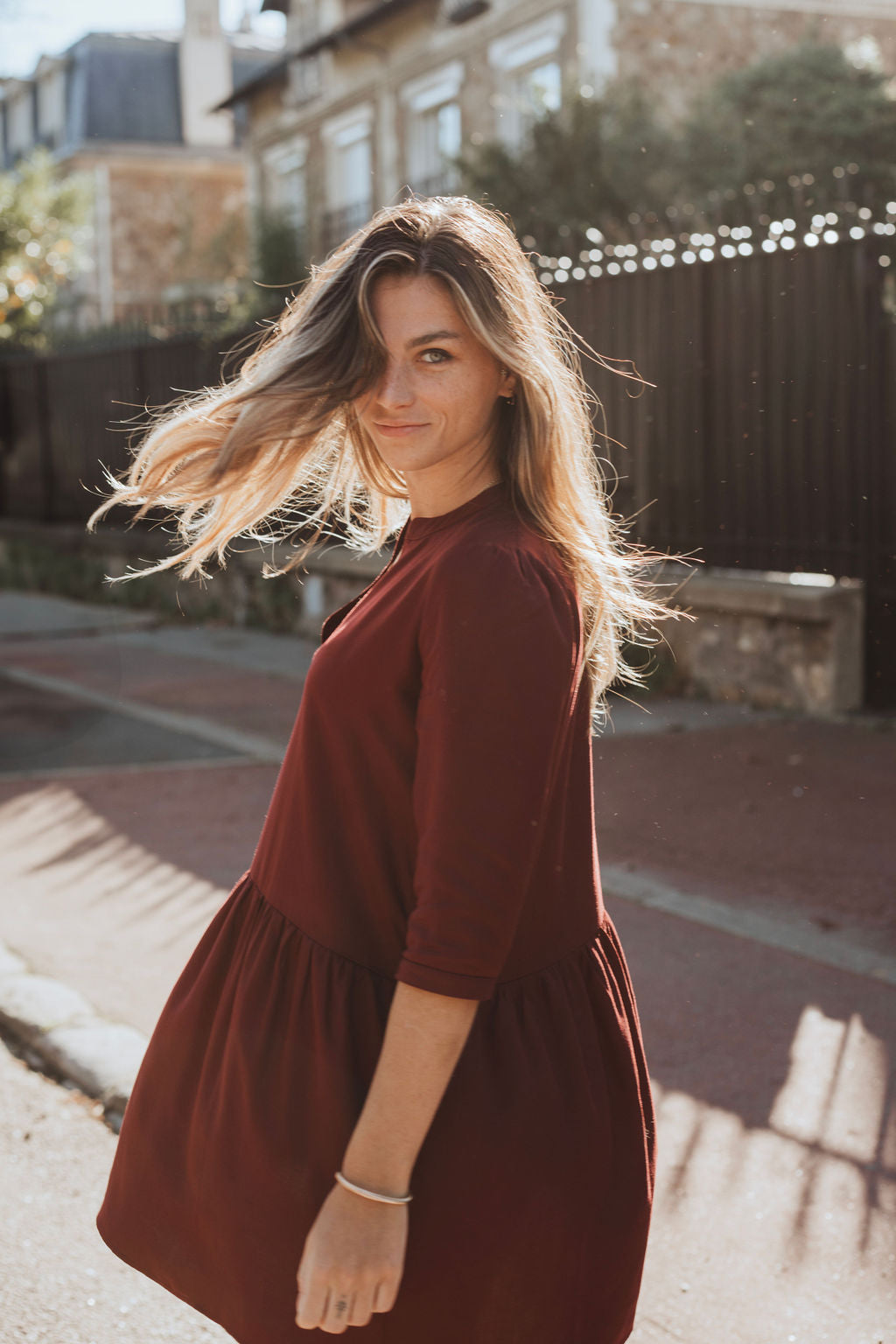 Robe Roma Bordeaux