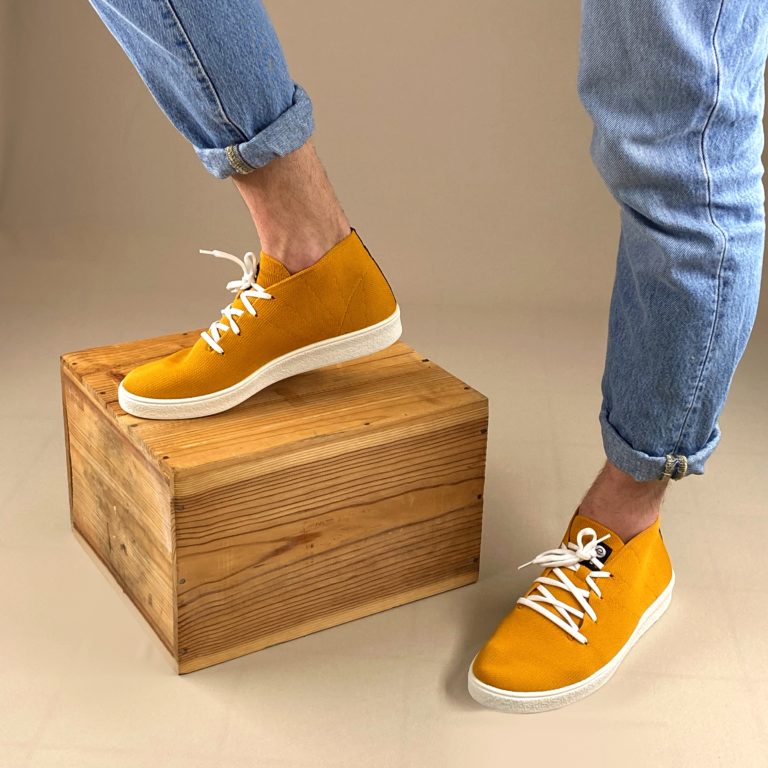 Sneakers montantes Blizzard Moutarde