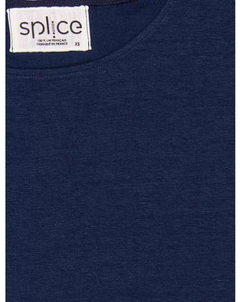 T-shirt en lin femme L'Indémodable Marine