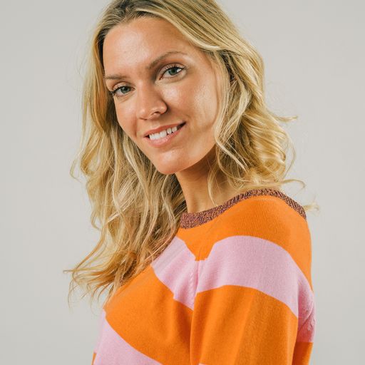 Sweat femme bicolore en coton