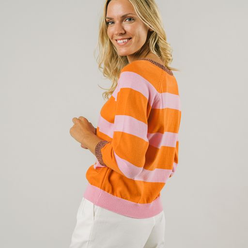 Sweat femme bicolore en coton