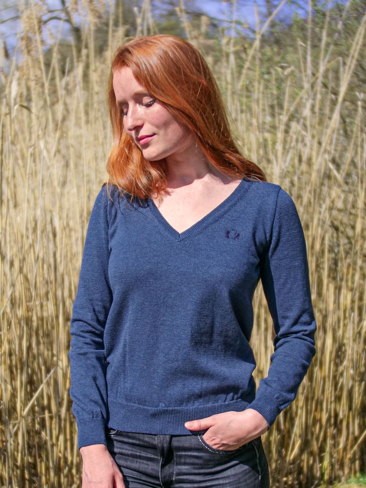 Pull Femme Le Délicat Bleu 