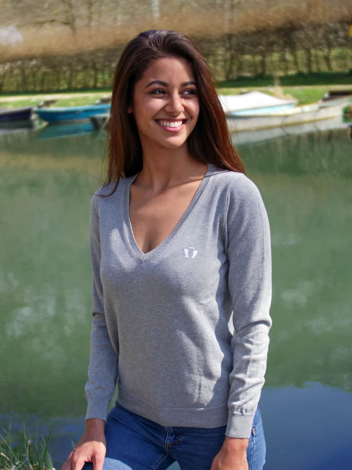 Pull Femme Le Délicat Gris