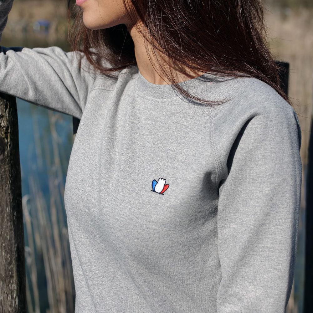 Unisex-Sweatshirt Le Chiller grau