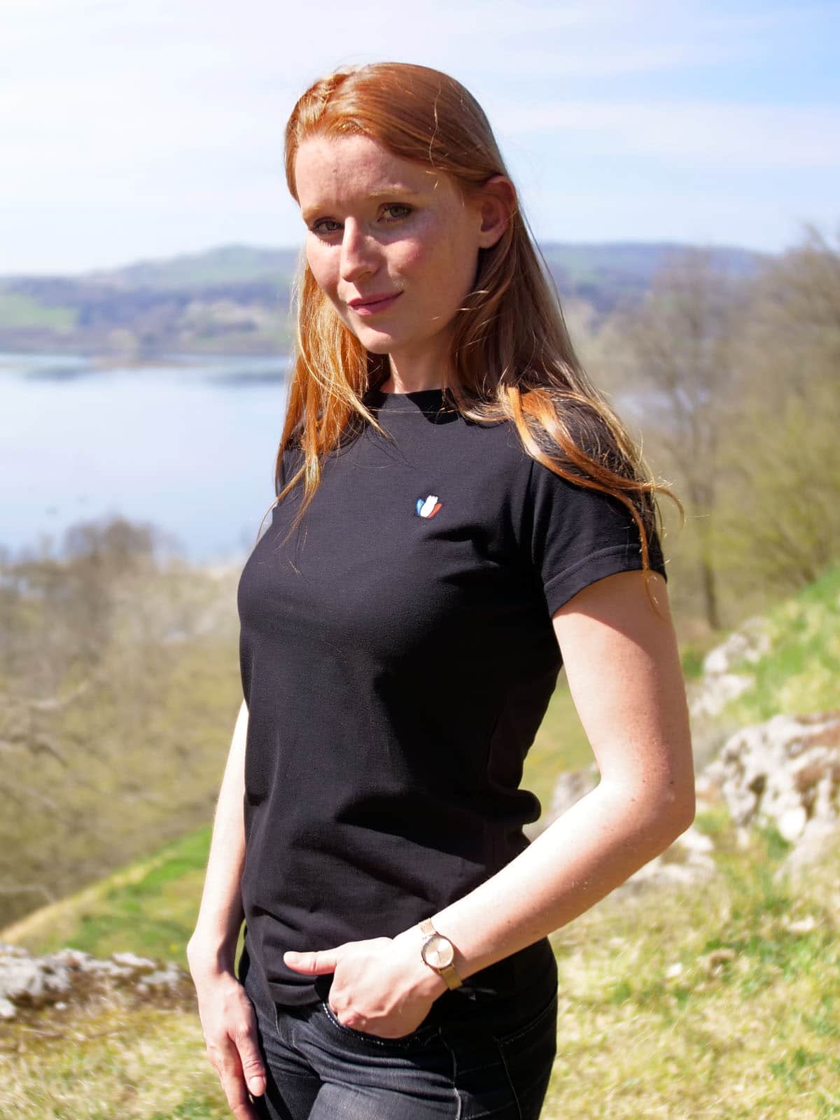 T-Shirt Femme L'Authentique Noir