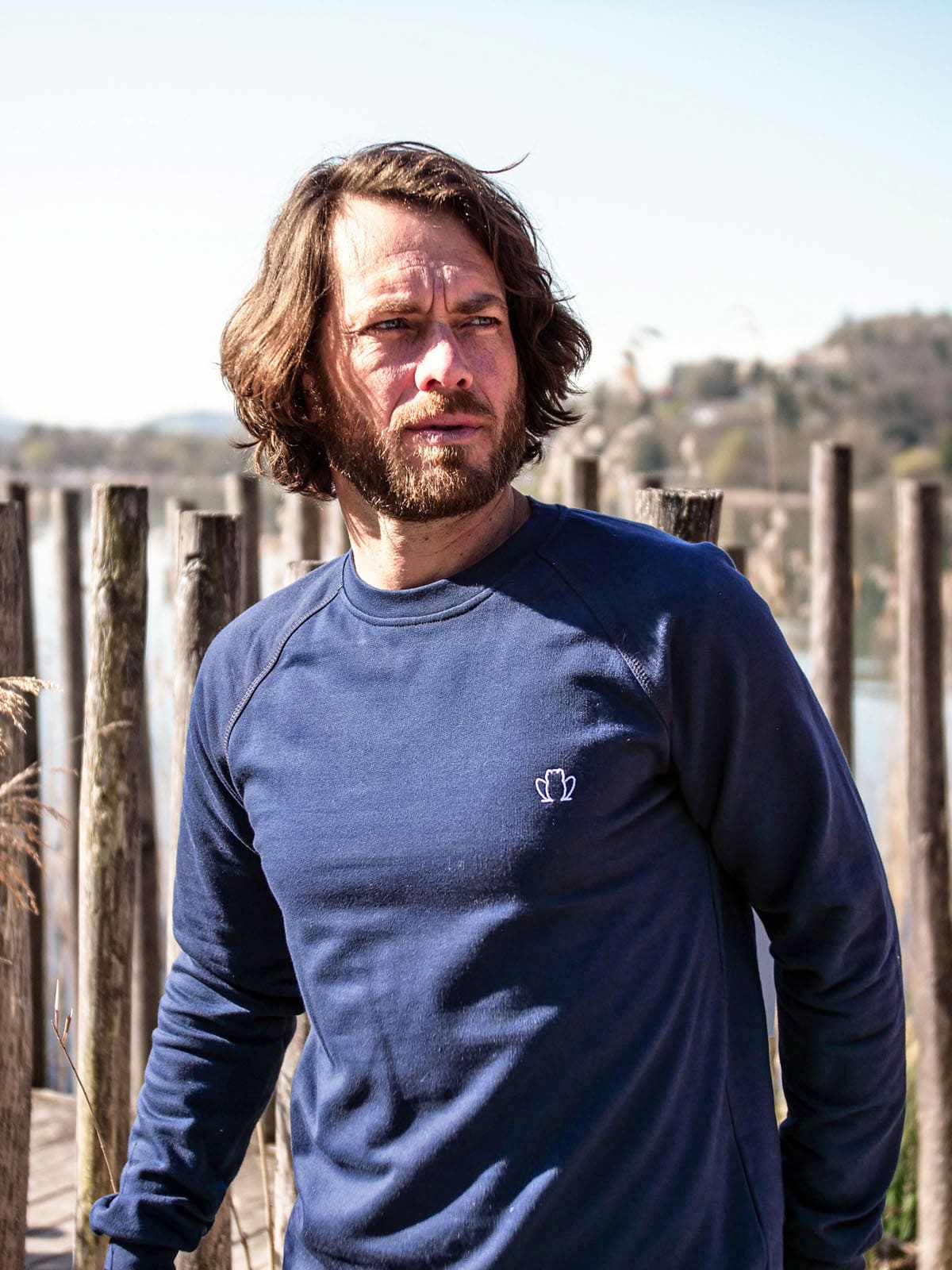 Sweat Homme Le Chiller bleu