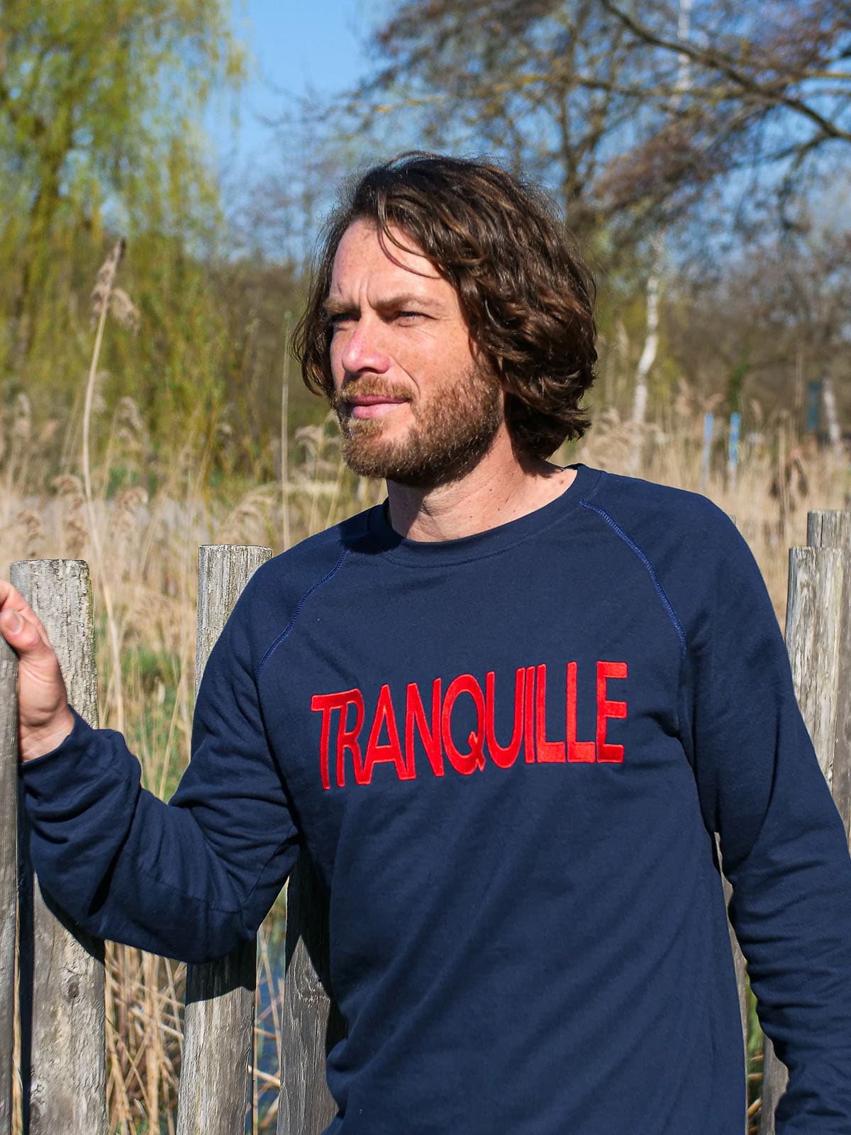 Sweat Homme Le Tranquille Bleu
