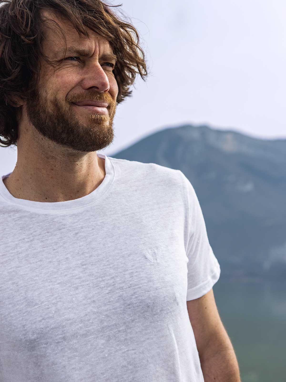 T-Shirt en lin L'Indispensable Blanc