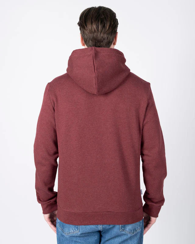 TreeHoodie en coton bio Bordeaux