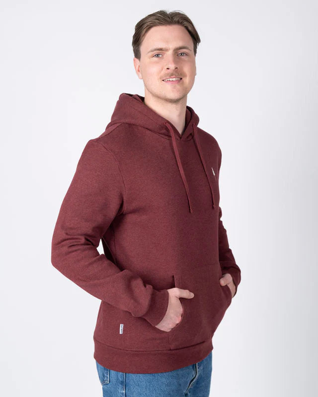 TreeHoodie en coton bio Bordeaux