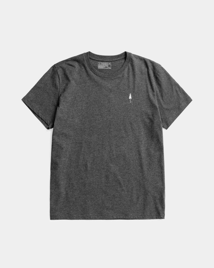 Herren T-Shirt aus Bio-Baumwolle Treeshirt Black Mel