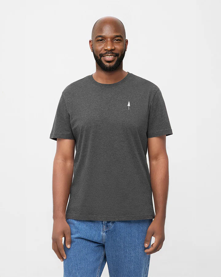 Herren T-Shirt aus Bio-Baumwolle Treeshirt Black Mel