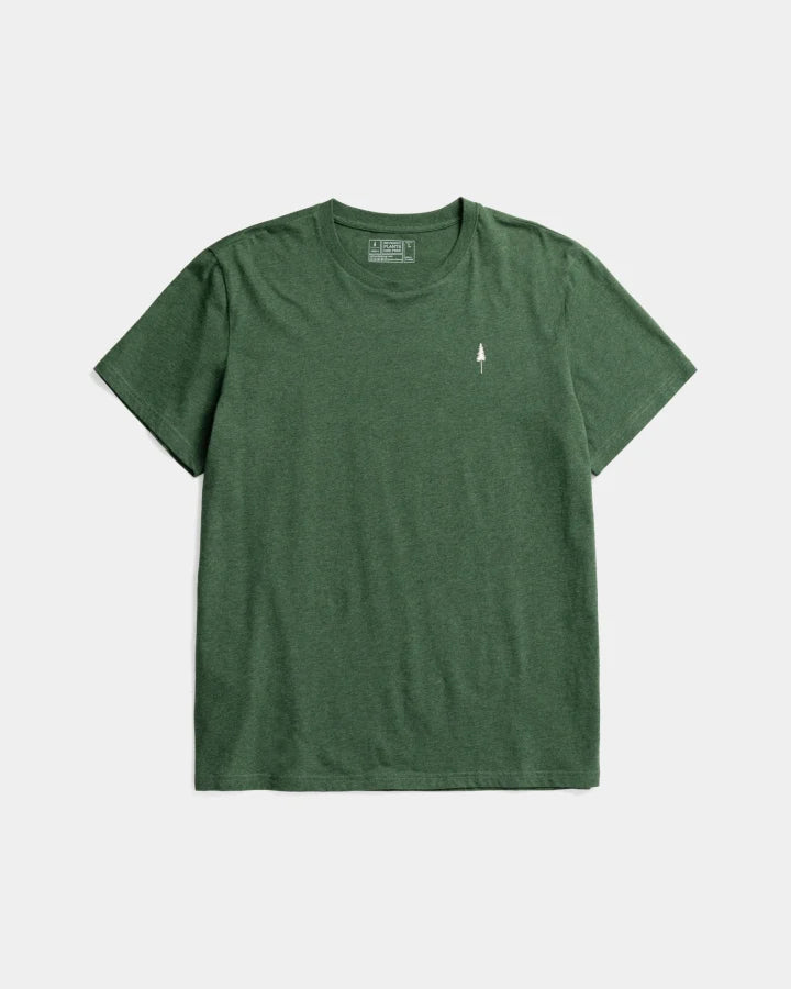 Men's organic cotton T-shirt Treeshirt Olive Mel