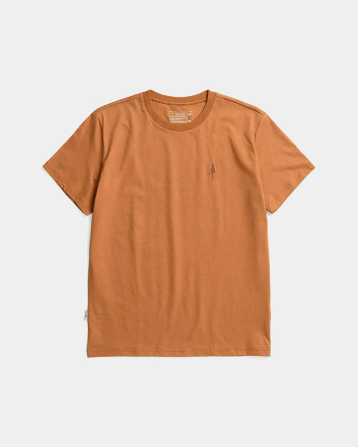 Men's organic cotton T-shirt Treeshirt Sepia