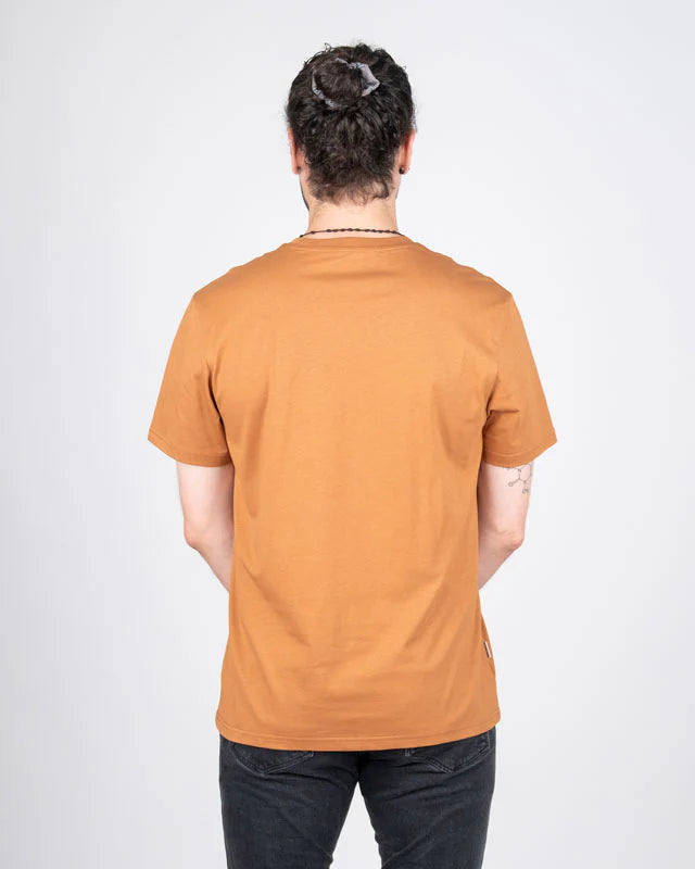 Men's organic cotton T-shirt Treeshirt Sepia