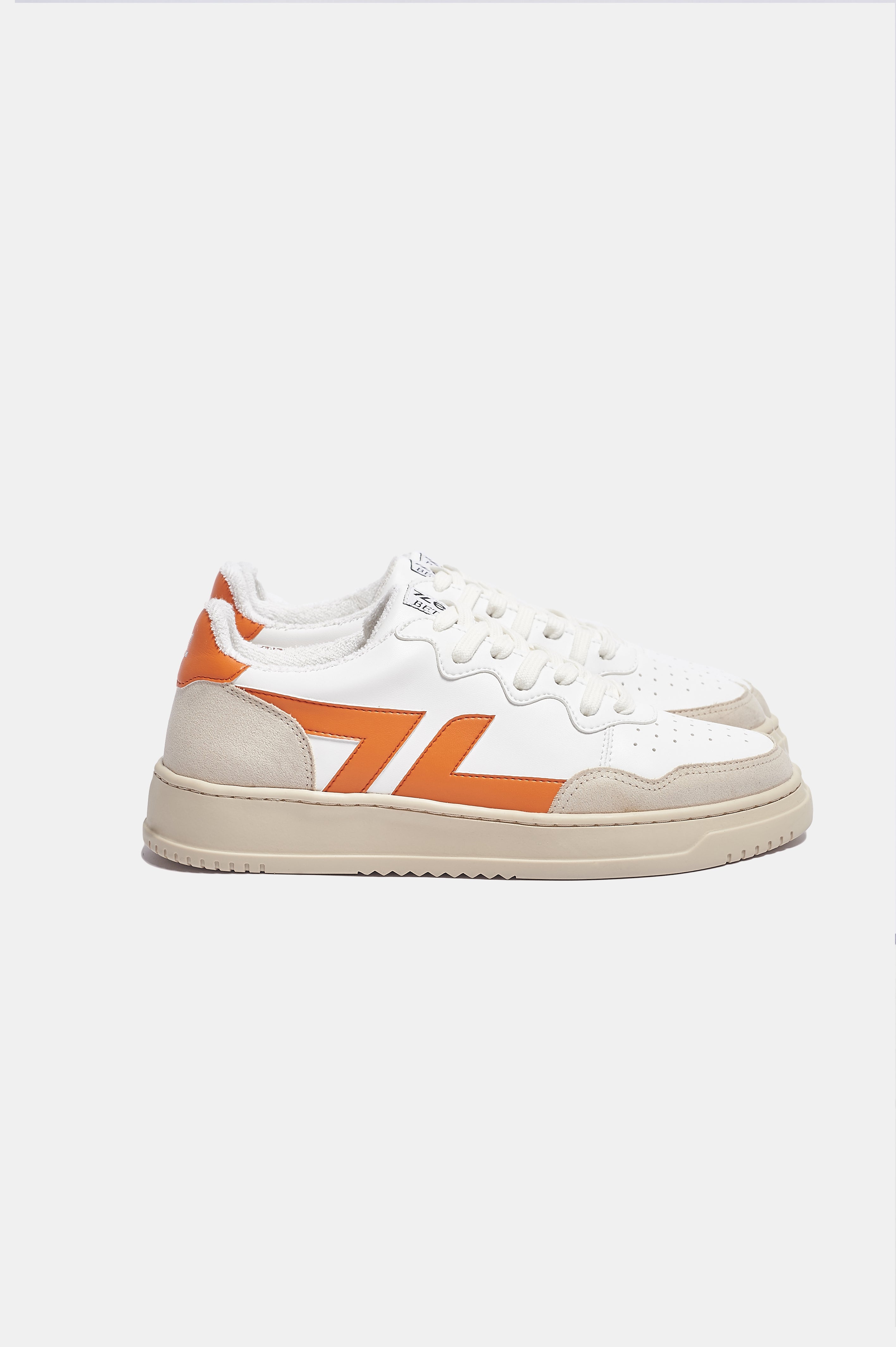 Sneakers vegan en cuir de maïs Beta Orange