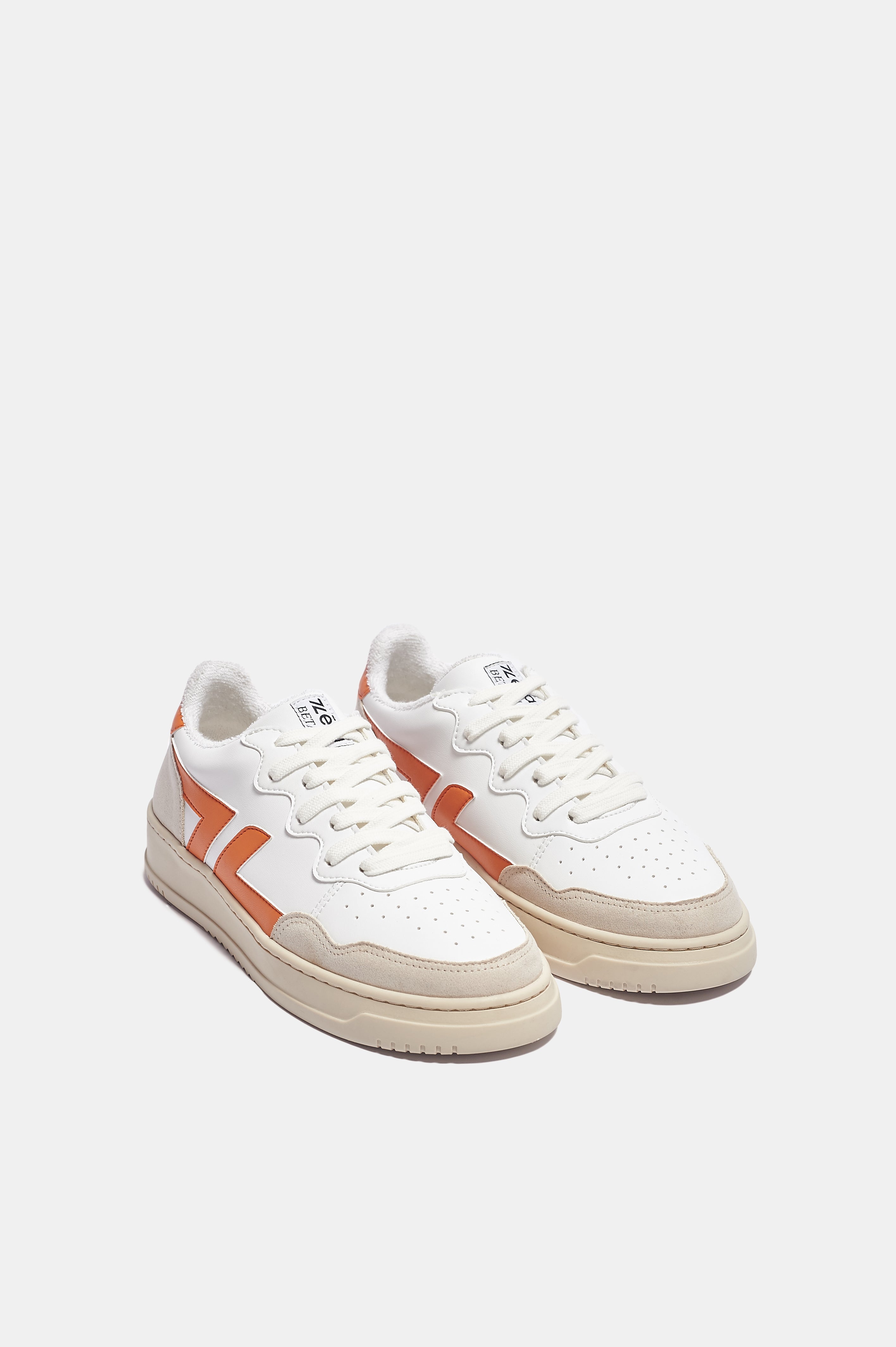 Sneakers vegan en cuir de maïs Beta Orange