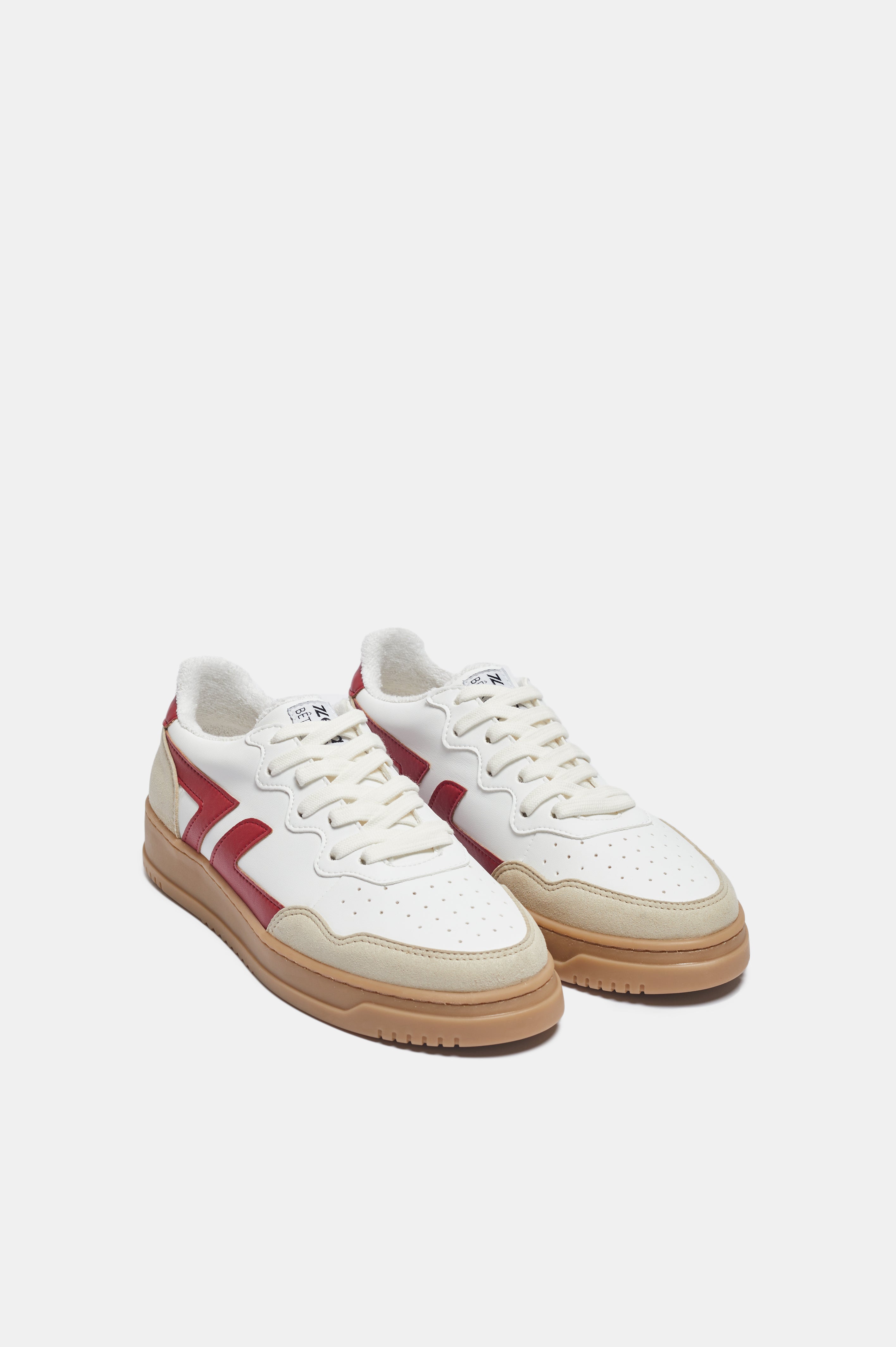 Vegane Maisleder-Sneaker Beta Bordeaux