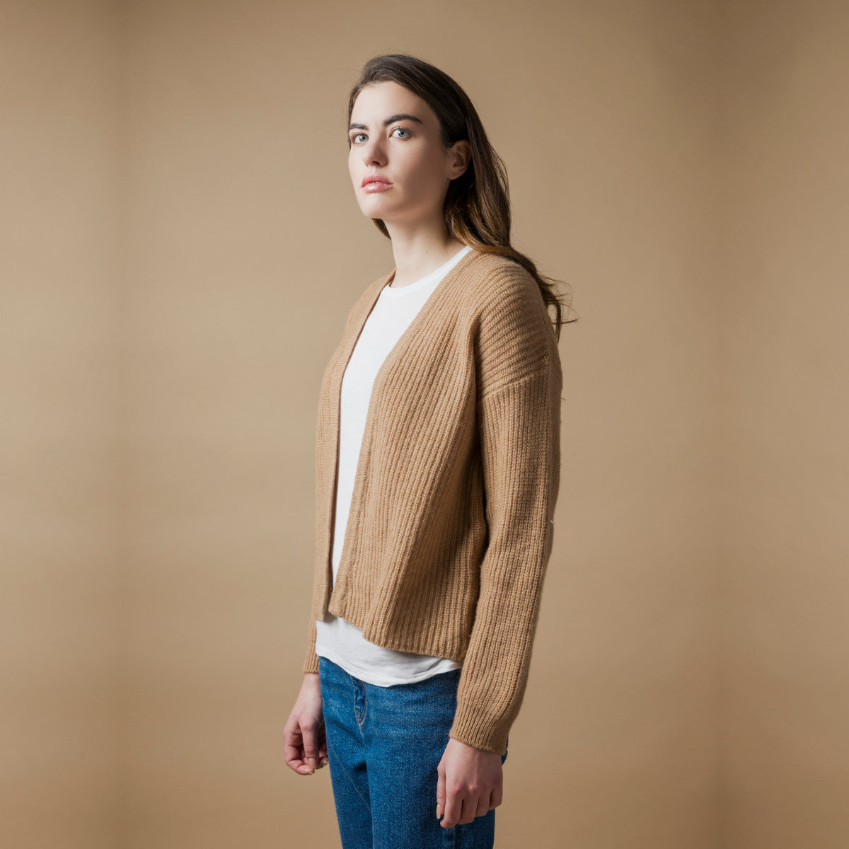 Gilet Cachemire Margherita Beige