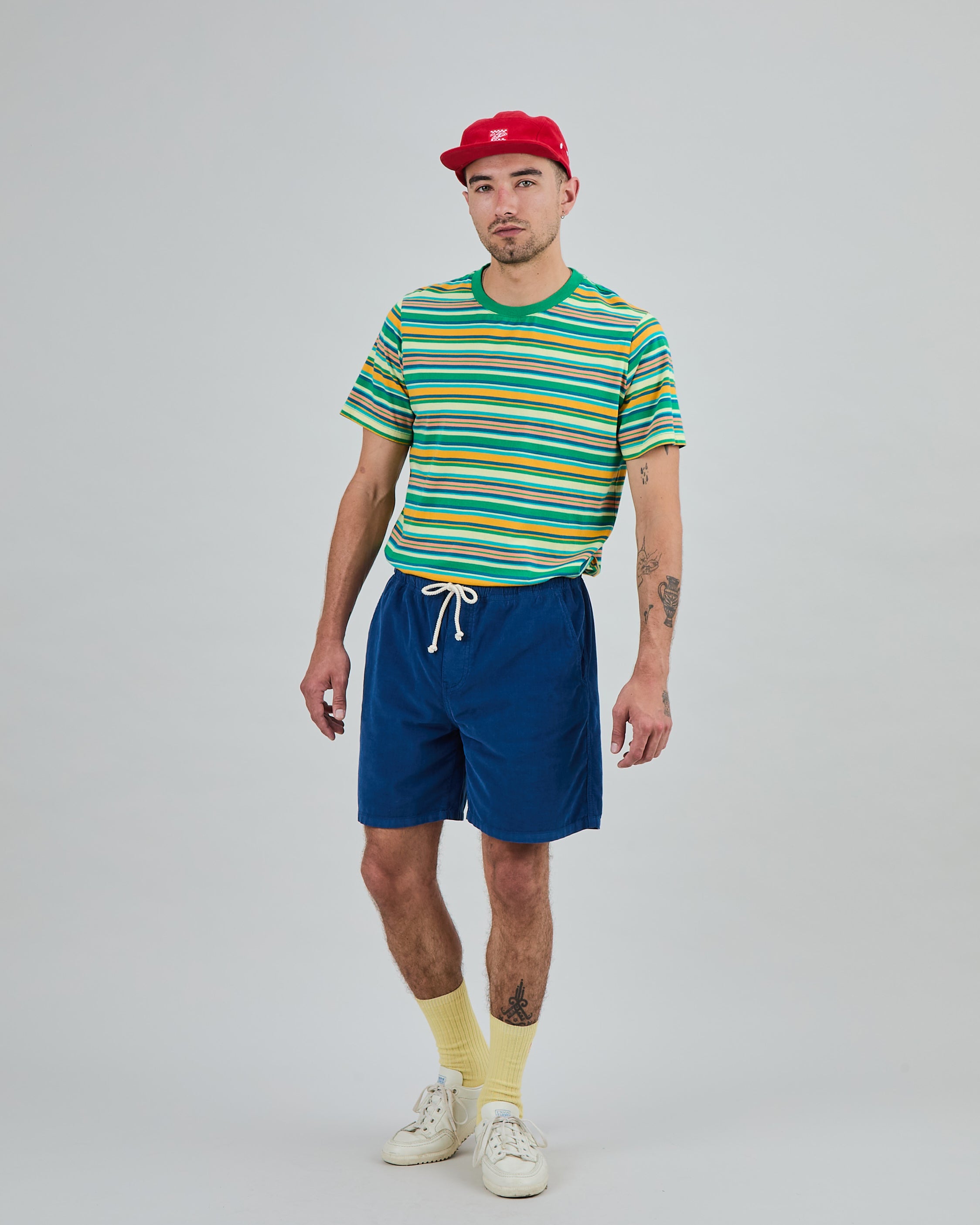 Short Baby Cord Bleu