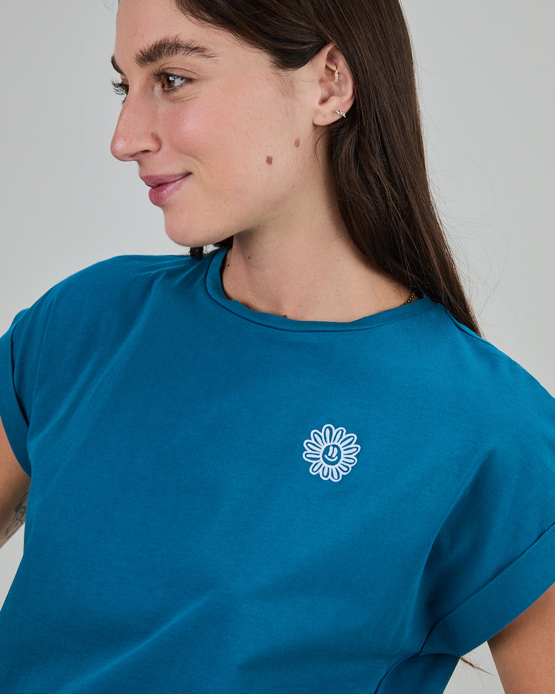T-Shirt Daisy Blau